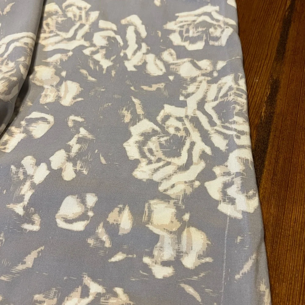 Jack by BB Dakota Grey Floral Wide Leg Small Pants‎